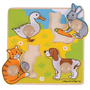Mon premier puzzle à chevilles - animaux