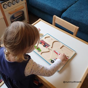 Puzzle à soulever en bois - transport