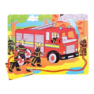 Puzzle camion de pompier - petit