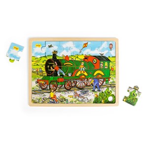Casse-tête de train de 24 pièces