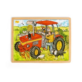Puzzle tracteur 24 pièces