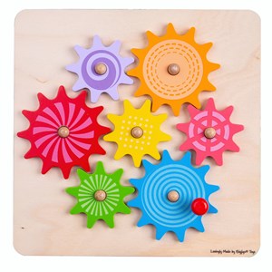 Puzzle à rouages ??en bois