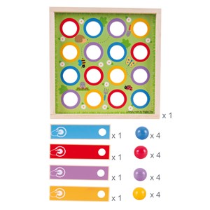 Jeu de tir en pot de plantes en bois