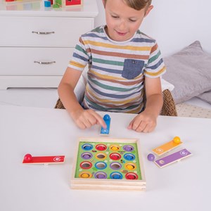 Jeu de tir en pot de plantes en bois