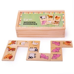 Dominos de la ferme pour enfants