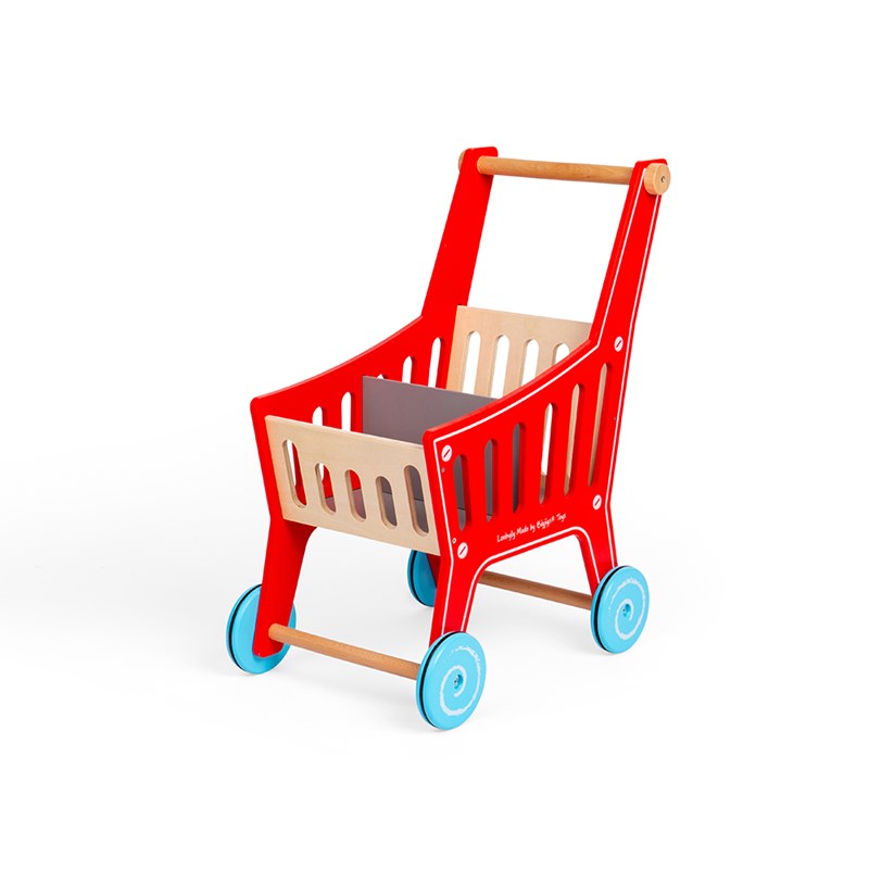Bigjigs Toys - Jouet de caddie en bois