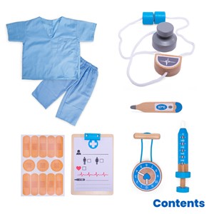Costume et accessoires de docteur