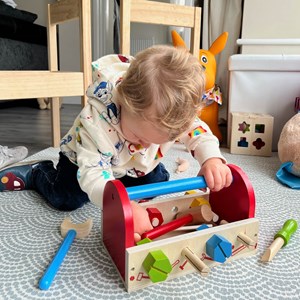 Ma boîte à outils et mes outils en bois