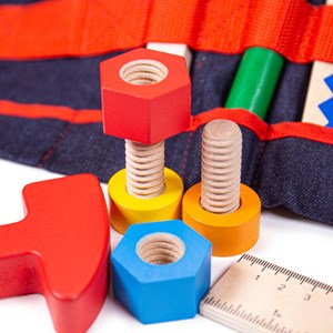 Ceinture à outils rouge pour enfants