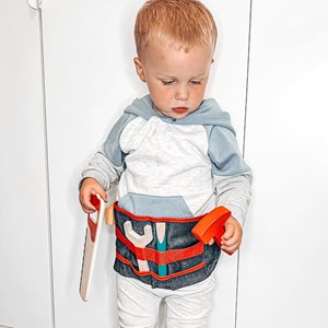Ceinture à outils rouge pour enfants