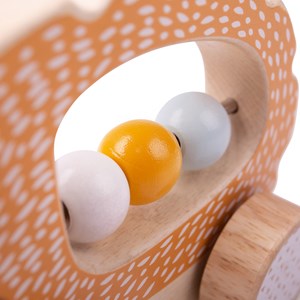 Hérisson à pousser en bois