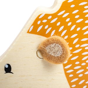 Hérisson à pousser en bois