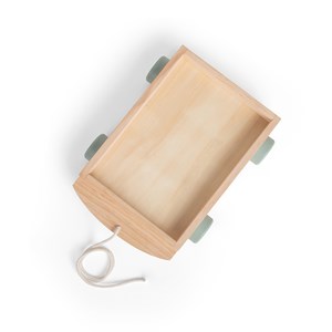 Chariot à briques à tirer en bois