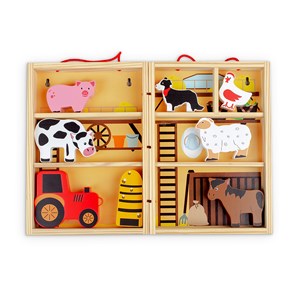 Boîte de jeu pour animaux de la ferme