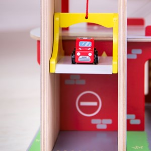 Ensemble de jeu parc et garage en bois