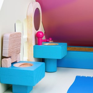 Ensemble de meubles de maison de poupées