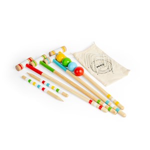 Croquet de jardin en bois