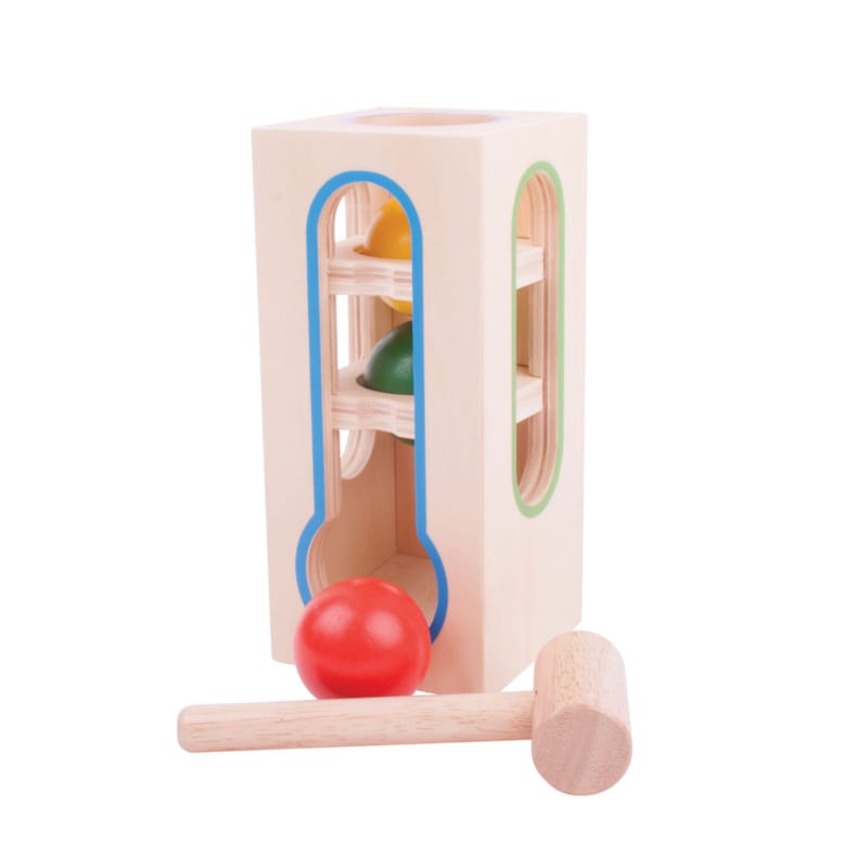Tour à billes et jouet marteau (Bigjigs Toys) - Image 2