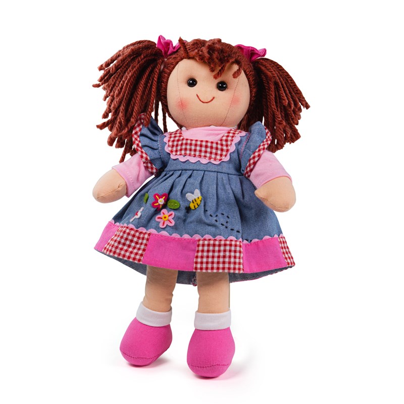 Bigjigs Toys - Poupée douce melody, 34 cm de haut