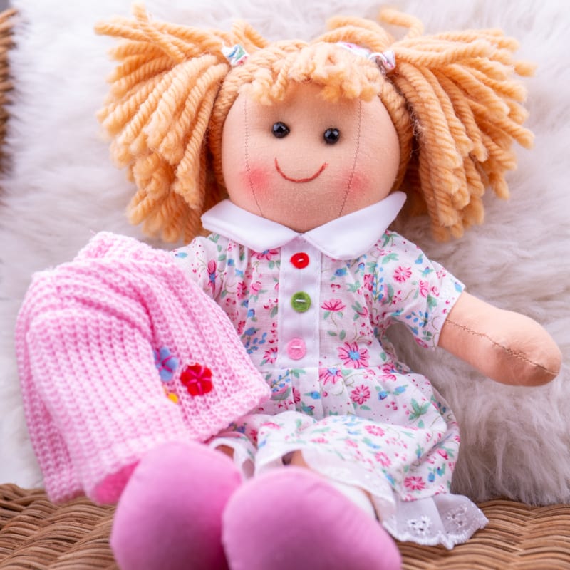 Poupée douce poppy, 28cm de haut (Bigjigs Toys) - Image 4