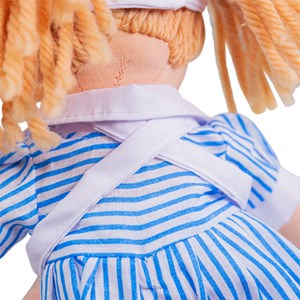 Poupée douce nurse nancy, 28cm de haut