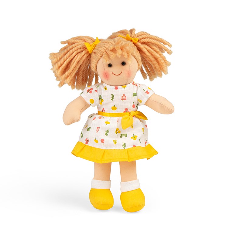 Bigjigs Toys - Poupée douce zoe, 28cm de haut