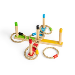 Jeu de quoits en bois