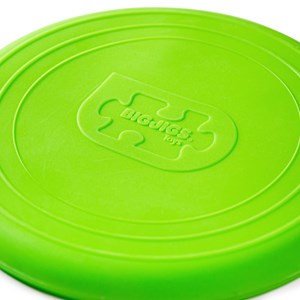Disque volant en silicone vert