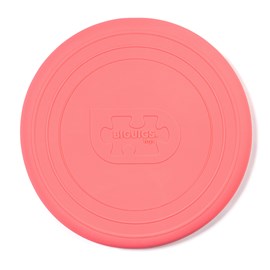 Disque volant en silicone rose