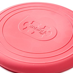 Disque volant en silicone rose