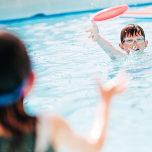 Disque volant en silicone rose