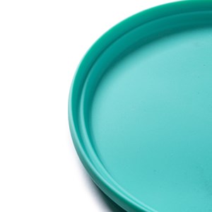 Disque volant en silicone turquoise