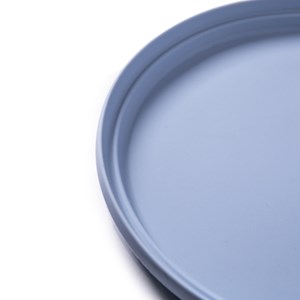 Disque volant en silicone gris clair