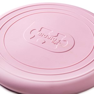 Disque volant en silicone rose clair