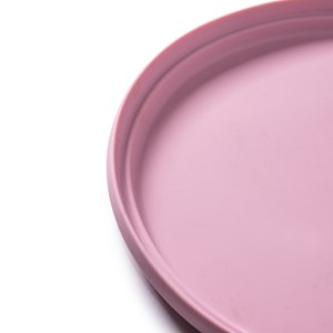 Disque volant en silicone rose clair