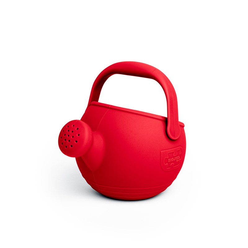 Bigjigs Toys - Arrosoir en silicone rouge