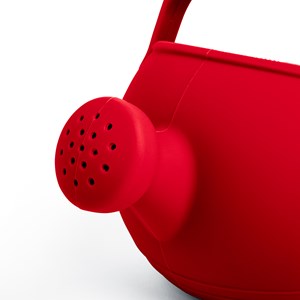 Arrosoir en silicone rouge