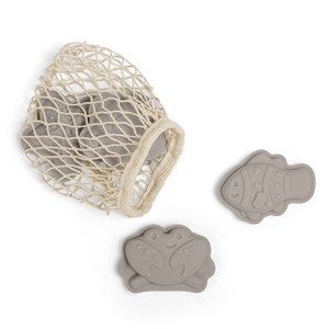 4 moules à sable en silicone gris