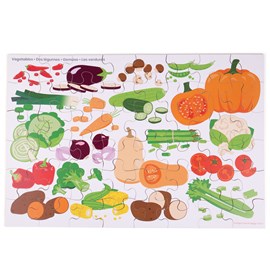 Puzzle de sol de légumes