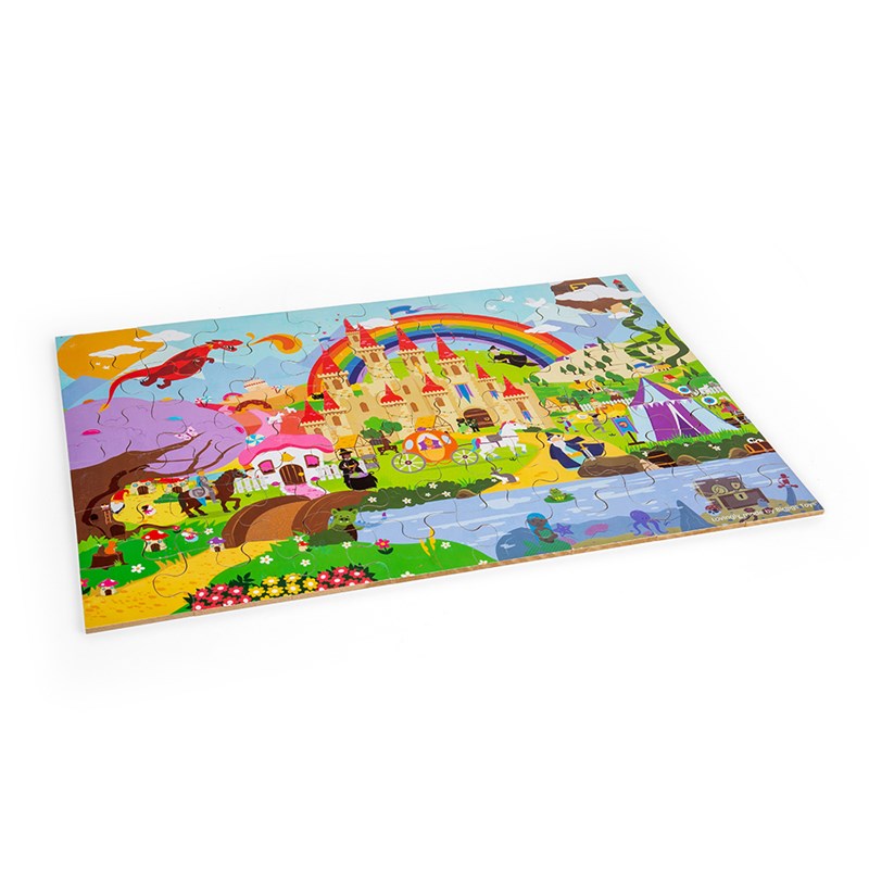 Bigjigs Toys - Puzzle de sol fantastique