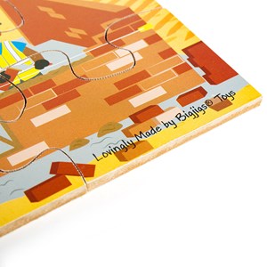 Puzzle de sol de chantier