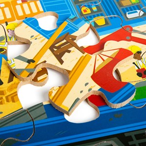 Puzzle de sol de chantier