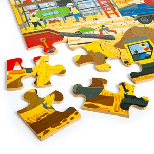 Puzzle de sol de chantier