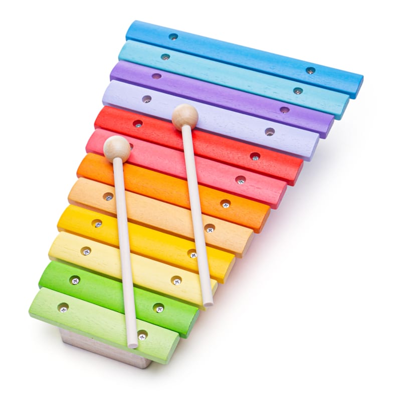 Xylophone En Bois – 8 Notes Multicolores – Instrument De Musique éducatif Pour Enfants Dès 3 Ans