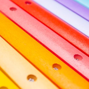 Xylophone snazzy en bois pour enfants