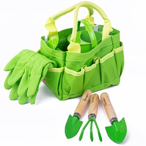 Sac et outils de jardinage pour enfants