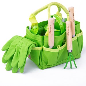 Sac et outils de jardinage pour enfants