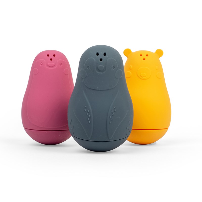 Bigjigs Toys - Jouet de copains de bain en silicone