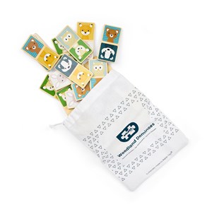 Ensemble de dominos animaux des bois