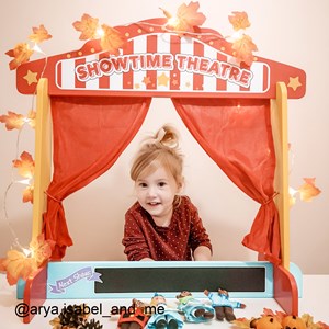 Théâtre de table en bois